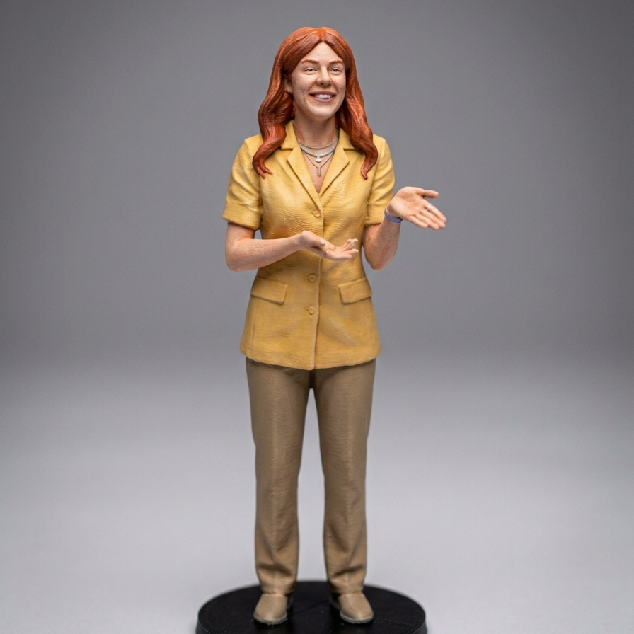 Custom 3D Printed Figurine - Custom Mini Statue